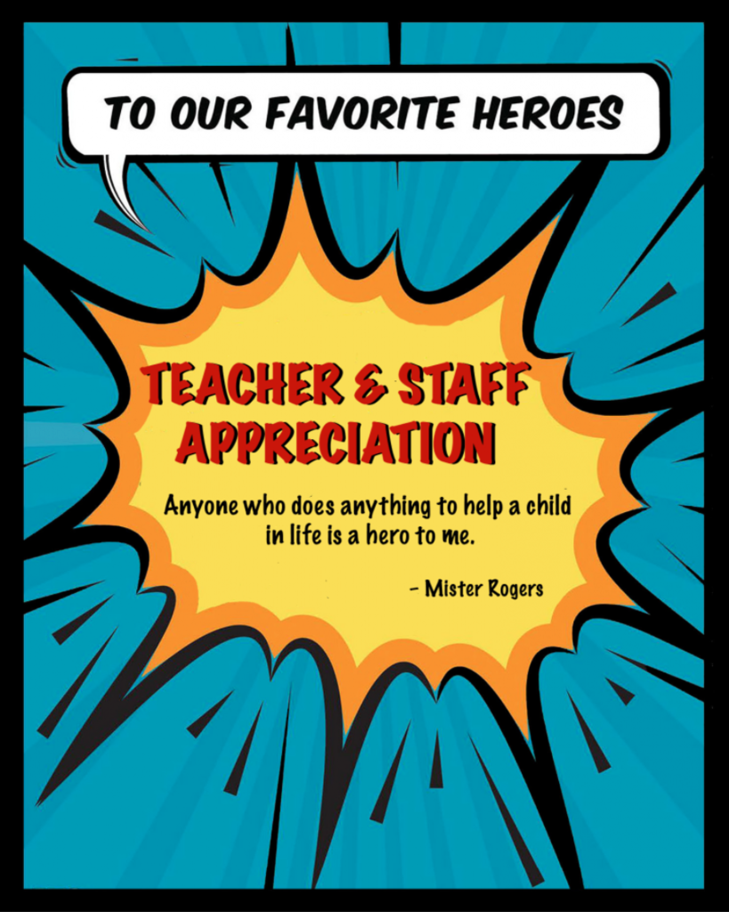 Teacher and Staff Appreciation Week